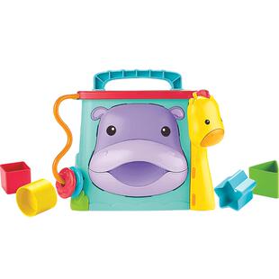 费雪学习探索六面体多功能早教益智音乐配对双语启蒙玩具宝宝礼物