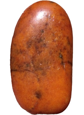 新疆和田玉黄沁籽料原石吊坠