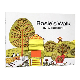 英文原版绘本 Rosie's Walk 母鸡萝丝去散步 启蒙早教认知英语辅导故事书 廖彩杏书单 英文版 进口英语原版书籍