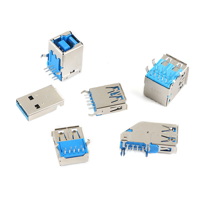 USB3.0-AM/AF接口90/180°母座