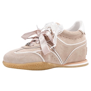 iiJin艾今26春夏新品7.5cm隐形内增高网纱绸带芭蕾德训鞋女321QXC