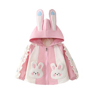 女童外套秋冬款夹棉加绒2026新款儿童洋气小女孩宝宝上衣秋装风衣