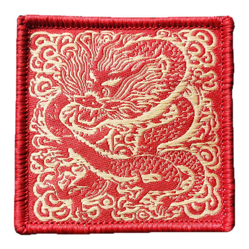 WARCHIEF酋长新品龙纹图腾战斗臂章士气章百搭战术魔术贴章