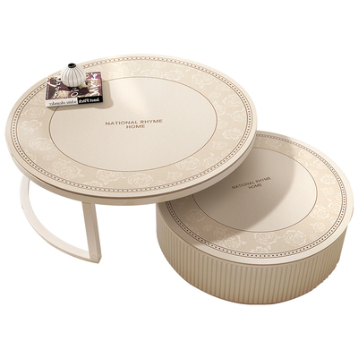 轻奢高级感防水防油圆形茶几垫