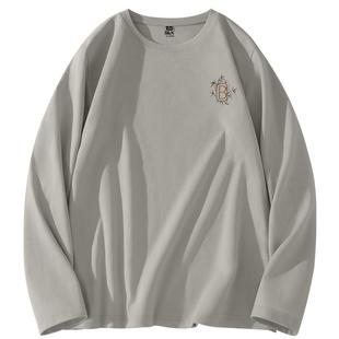 班尼路S&K复古T恤男长袖2026春秋季中国风纯棉男士打底衫内搭上衣