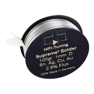 德国HIFI-TUNING调音师Supreme³ Silver系列发烧 Ag9.5%银焊锡丝