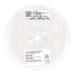 原装 0603贴片电容 20pF(200) ±5% 50V NP0 CC0603JRNPO9BN200