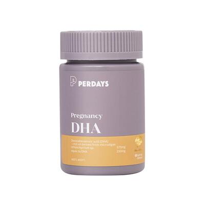 perdays全孕期藻油孕产妇专用DHA维生素软胶囊哺乳期