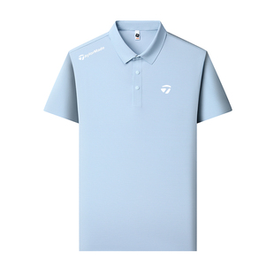 TaylorMade泰勒梅高尔夫男士短袖POLO衫2026速干透气翻领运动上衣