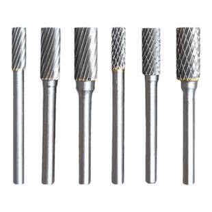 6毫米硬质合金钨钢磨头铣刀头气动打磨机打磨笔电磨头刀头金属3MM