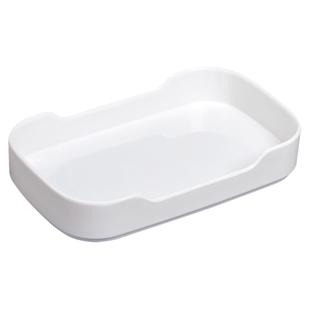 扬格加厚耐摔长方形缺口盘火锅牛肉丸子配菜盘鸭血盘烧烤串串盘子