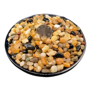 免洗鱼缸底砂溪流石造景专用天然水族箱底部鹅卵石石子