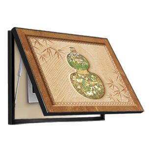 福禄葫芦中古风电表箱装饰画法式复古配电箱挂画高级感电闸盒遮挡