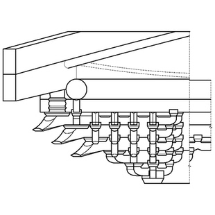 清九踩角科斗拱CAD清式重翘重昂斗拱三视图及分件尺寸图cad动态块