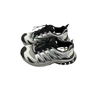 真皮厚底防滑运动鞋女2024年春季新款休闲鞋户外登山跑步老爹鞋潮