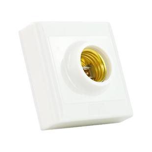 家用86型E27大小螺口明暗装全陶瓷灯座灯头LED光源灯泡防水底座