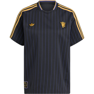 Adidas/阿迪达斯正品夏季三叶草男女透气足球球衣短袖T恤JN2818