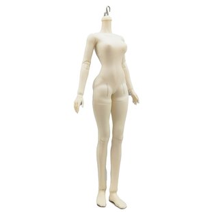 1/6小铃铛28CM女特六连体防染色服6分BJD素体娃衣肉色超弹打底衣