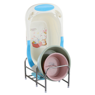 脸盆架不锈钢卫生间落地置物架厕所洗手间收纳架子浴室盆架放盆架