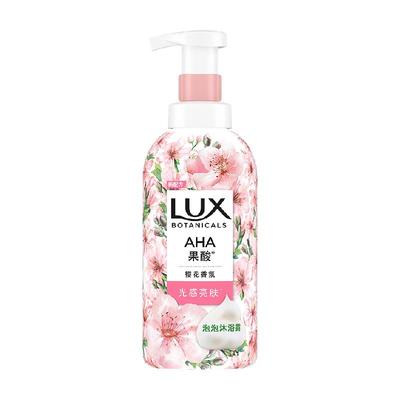 LUX力士植萃果酸泡泡沐浴露樱花香500ml