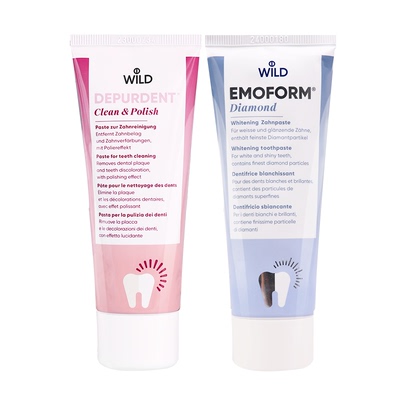 Wild怀尔德抛光去渍亮白牙膏组合