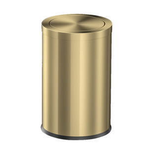 不锈钢垃圾桶家用金色新款翻盖卫生间厕所客厅轻奢大小号厨房卧室