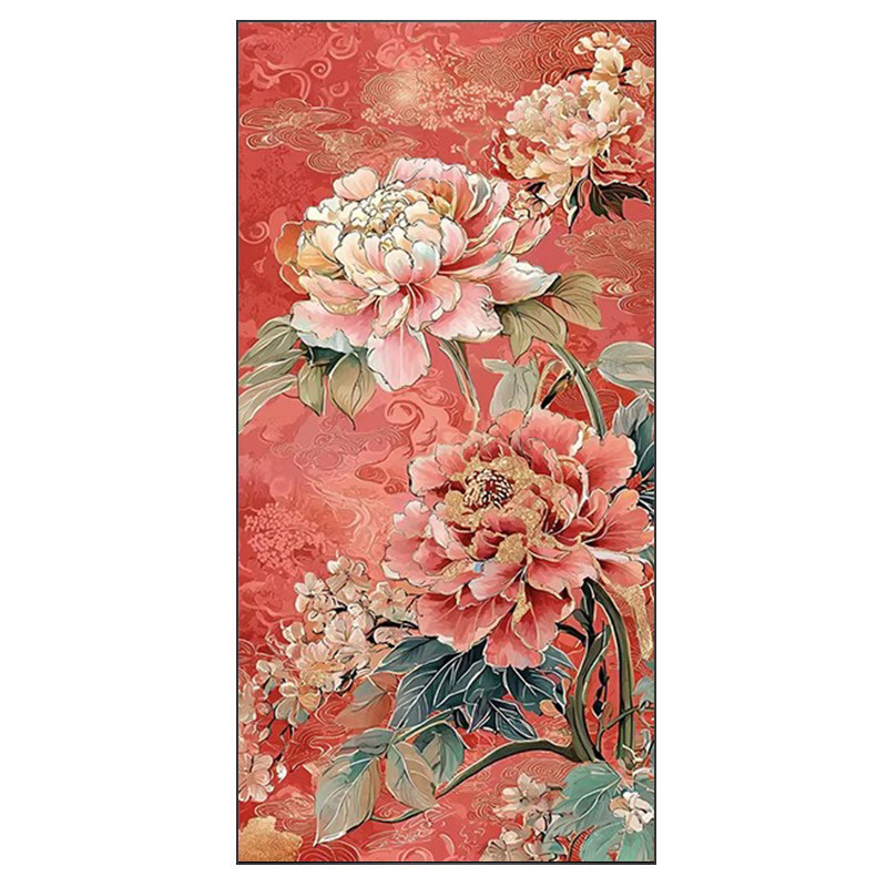 钻石画2026新款花开富贵满钻十字绣套件