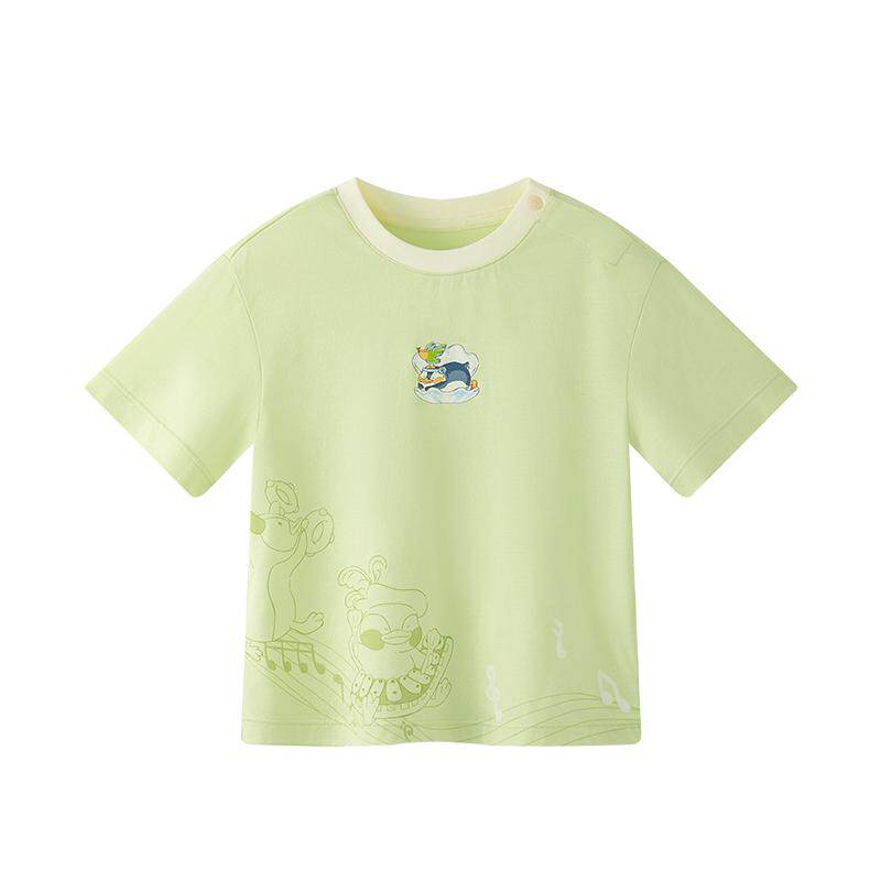 babycare婴儿山茶花T恤吸湿透气