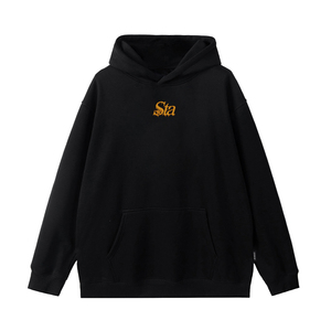 STA 潮牌美式字母logo宽松上衣重磅男女加绒连帽卫衣情侣高街同款