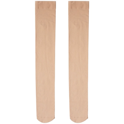 中厚天鹅绒小腿过膝袜防勾丝短袜