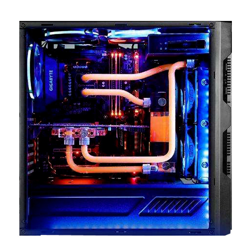 包邮 DIY分体式电脑水冷软管套装CPU 显卡全覆盖冷头 风扇 散热器