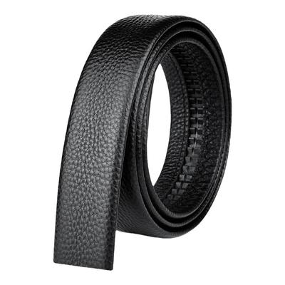 GIAPOS头层自动扣真皮皮带不带头