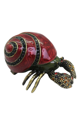 寄居蟹小礼物桌面金属工艺品合金