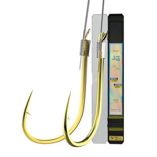 刘志强金海夕有刺子线成品双钩绑好鱼钩强拉进口仕挂套装鲫鱼钩
