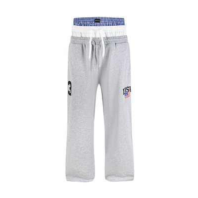 Grailz高街假三腰拼接阔腿卫裤潮