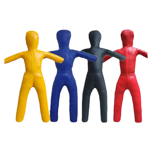 儿童摔跤训练假人巴西柔术格斗假人拳击实心人形沙袋消防训练皮人