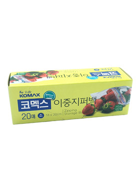 韩国komaxPE抗菌盒装保鲜自封袋