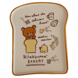 JW陶瓷面包盘吐司盘小可爱面包盘鼻孔鸡系列吐司盘小熊面包盘包邮