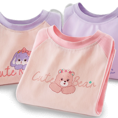 多妙屋女童长袖T恤儿童打底衫