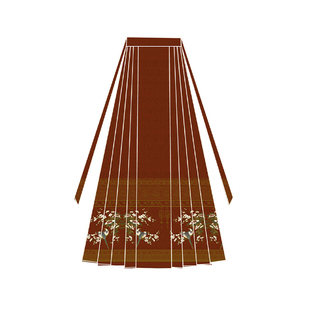 听旬嘉姻春夏季新品汉服改良马面裙女高腰原创婚庆敬酒服半身长裙