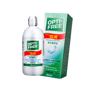 爱尔康傲滴护理液隐形近视眼镜美瞳套装355ml *3清洗液官网正品