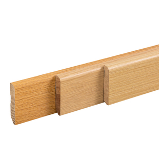 原木色纯实木踢脚线烤漆 实木木质 橡木本色木纹地脚线非铝合金