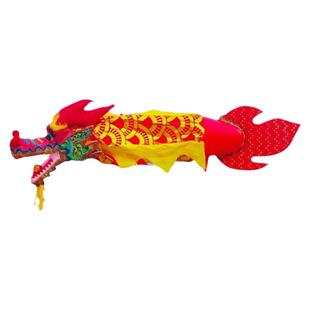 舞龙道具单人手举龙儿童学生成人舞蹈龙的传人表演道具单人群舞龙