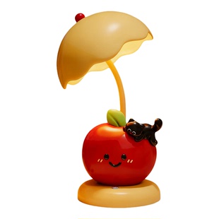 卡通苹果台灯卧室床头灯创意可爱夜灯生日礼物送男女生装饰氛围灯