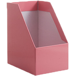 牛皮纸收纳盒多功能文件夹书架学生办公室桌面收纳整理纸质书立盒