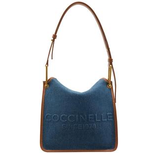 牛仔丹宁报童包COCCINELLE可奇奈尔VanessaJean单肩托特大容量女