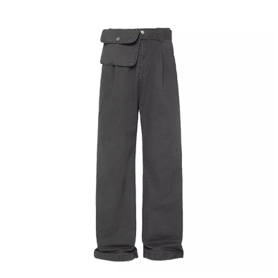 NECOYEP2024复古直筒工装休闲裤