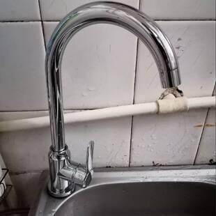 不锈钢厨房水龙头冷热水款家用防溅水二合一洗菜盆池洗碗水槽通用