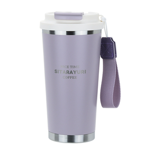 茶水分离保温杯双饮2025新款男士水杯吸管杯女简约车载高颜值杯子