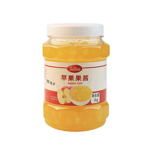 爵世苹果果酱1kg 苹果酱含果肉颗粒秋冬热饮烘焙奶茶店专用原料
